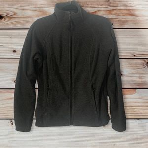 Grey fleece Columbia zip up size M